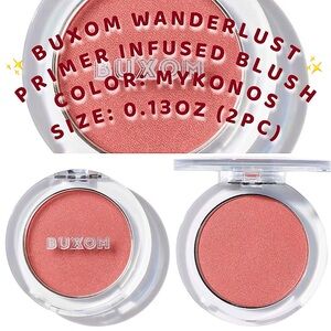 ✨ Buxom - TWO PIECE BUNDLE ✨Wanderlust Primer Infused Blush (2 pack) ✨